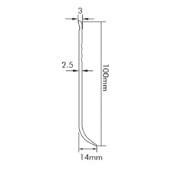 PVC soft skirting S100-P