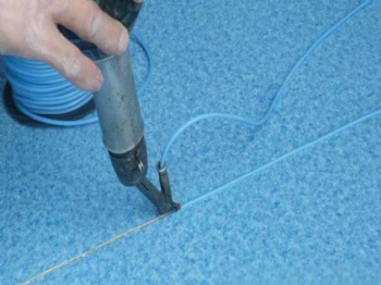 Welding rod for PVC floor, rubber floor