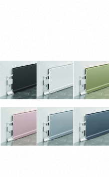 JDLK Internet-famous snap-on aluminum alloy baseboard