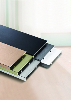 JDB Aluminum Alloy Skirting Board with Clip-on Base