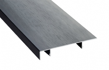 JDB Aluminum Alloy Skirting Board with Clip-on Base