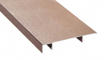 JDB Aluminum Alloy Skirting Board with Clip-on Base