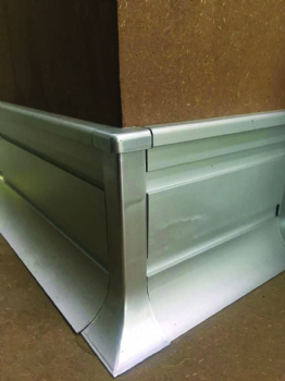 Aluminum Alloy Wall-Mounted Backing Plate Series JL100B2 Model (Flat Edge)