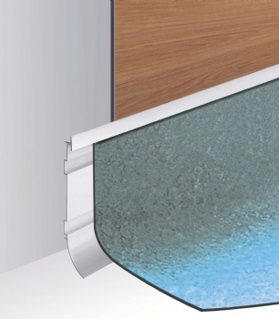 Aluminum Alloy Wall-Mounted Backing Plate Serie JL100-YH Silver Oxides （Wall Panel with a Thickness of 5-8mm）