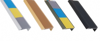 Aluminum alloy stair anti-slip strip (with adhesive strip series) JFH40C-Y/T/X/H010