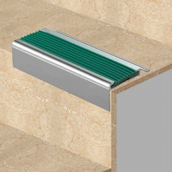 Aluminum alloy stair anti-slip strip (with adhesive strip series) JFH40-Y Silver-white