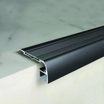 Aluminum alloy stair anti-slip strip (with adhesive strip series) JFH50D-H010 Matte Black