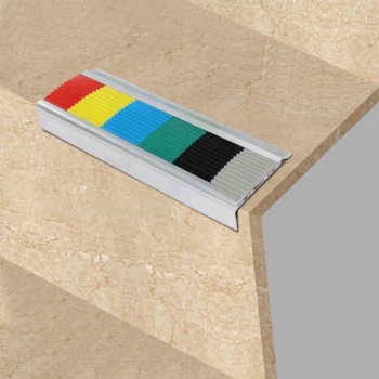 Aluminum alloy stair anti-slip strip (with adhesive strip series) JFH50-YH Oxidized Silver