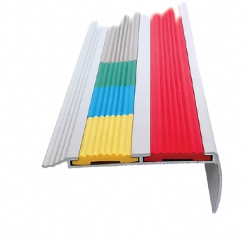 Aluminum alloy stair anti-slip strip (with adhesive strip series) JFH70X28-Y Silver-white