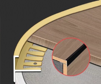 Aluminum alloy corner and edge trim JFLZ2.5-X/T/Y/H010, JFLZ5.5-X/T/Y/H010