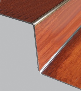 Aluminum alloy corner and edge trim JSW4.0-F/PZJ